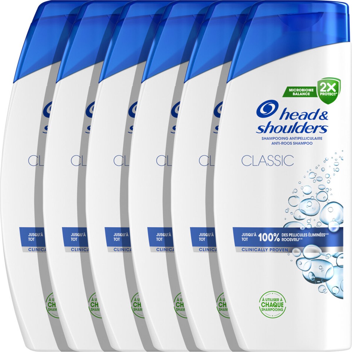 Head & Shoulders - Shampoo - Classic - 285ml x 6