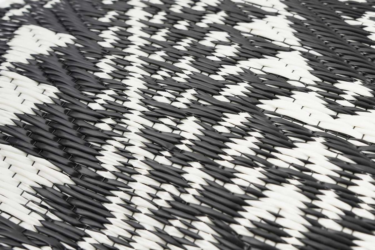 Feel Furniture - Vloerkleed voor buiten - 180x280cm - Zwartwit