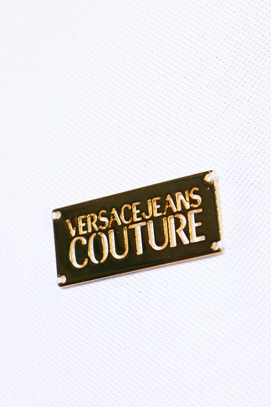 Foto: Versace couture heren polo wit 77gagt08 cj01t 003