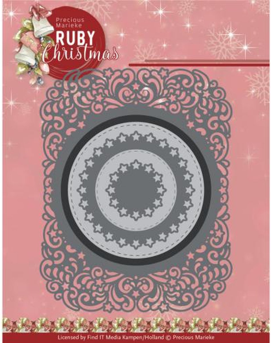 Dies - Precious Marieke - Ruby Christmas - Ruby Circle Frame