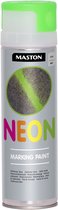 Maston Marking Paint NEON - Mat - Groen - Markeringsspray - 500 ml - spuitbus verf