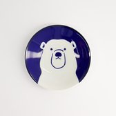 Tokyo Design Studio – Kawaii – Assiette – Ours polaire – 13,7 × 2,4 cm