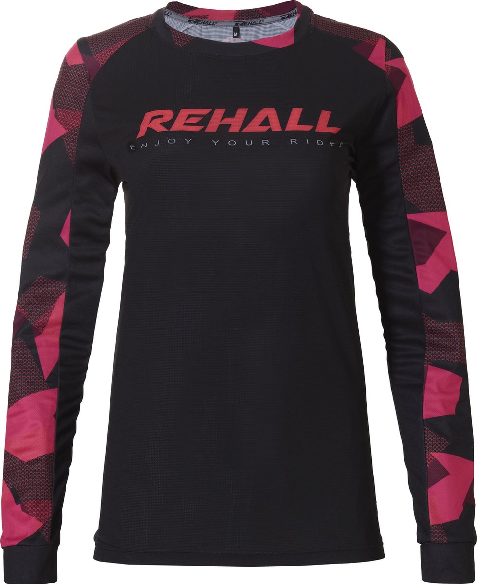 Rehall LAURY-R Dames Fietsshirt Lange Mouw Mountainbike Shirt Sportshirt Roze