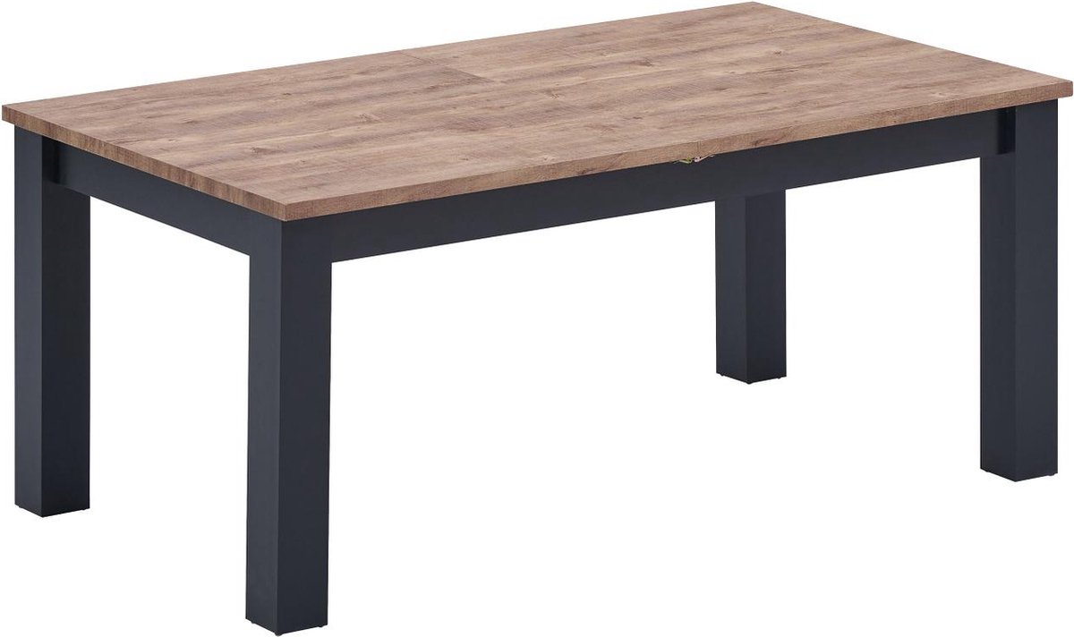Belfurn - Verlengbare eetkamertafel Nestor 170-220 x90cm in mangokleurig decor