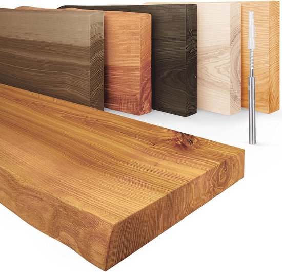 LAUWG - Wandplank set van 3 U-vormige zwevende plank creatieve lounge