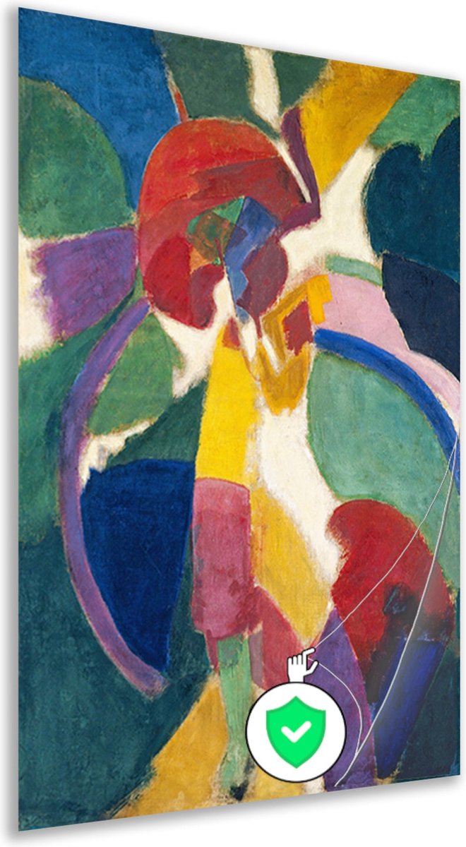 Vrouw met een parasol - Robert Delaunay muurdecoratie - Dame poster - Poster Oude meesters