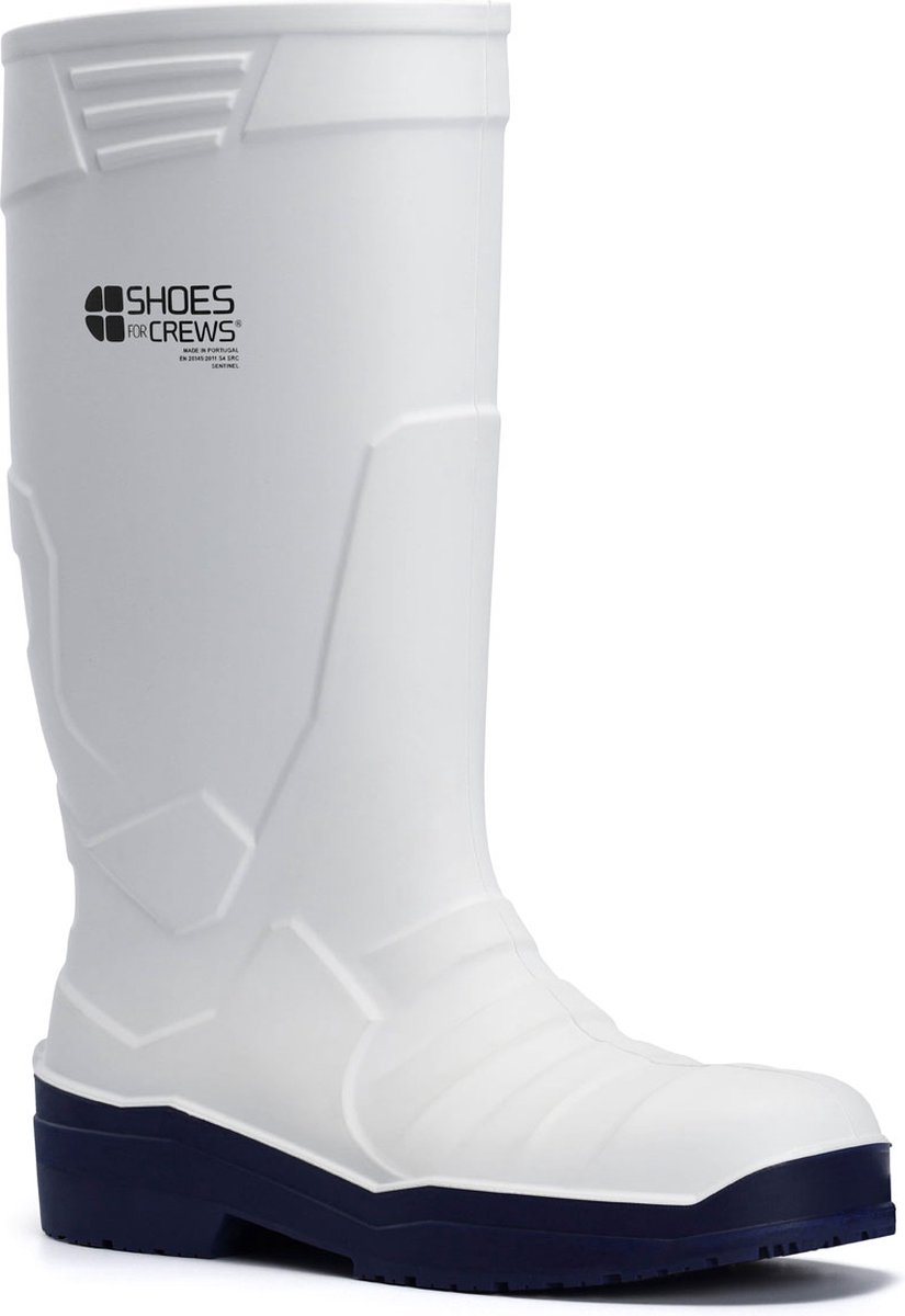 Shoes For Crews Sicherheitsgummistiefel SENTINEL | Größe 37 EU | Blau | Mit Stahlkappe & Rutschhemmender Sohle