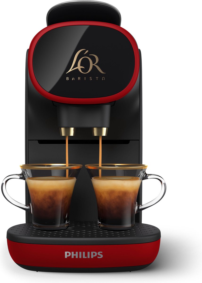 Philips L'Or Barista Sublime Limited Edition LM9012/51 - Koffiecupmachine - voor L'Or Espresso & Barista Koffiecups - Rood & Zwart — afbeelding 3