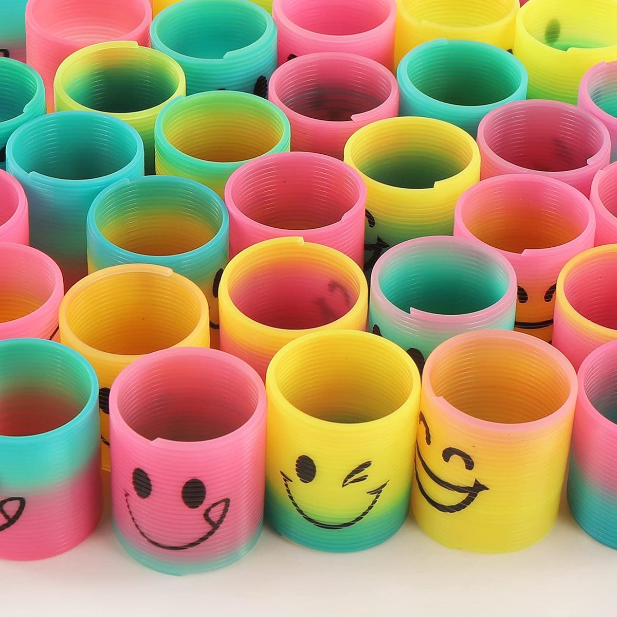Partizzle 30x Traploper Klein Speelgoed Pakket - Trapveer Uitdeelcadeautjes - Slinky Grabbelton Traktatie Cadeautjes - Sensorisch / Fidget Toys - Voor Kinderen & Peuters — afbeelding 5