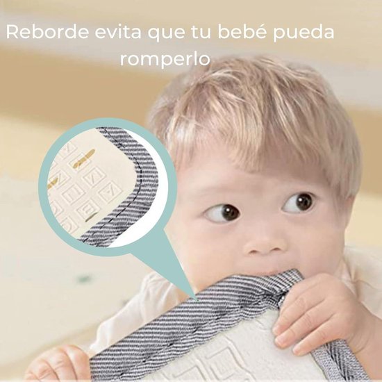 HuBorns - Gewatteerd opvouwbaar baby speelkleed 200x180 cm - CE gecertificeerd - Omkeerbaar kinder speelkleed met genaaide randen voor veiligheid - Waterdicht babymatje (Wereldkaart XL HuBorns - Gewatteerd opvouwbaar baby speelkleed 200x180 cm - CE gecertificeerd - Omkeerbaar kinder speelkleed met genaaide randen voor veiligheid - Waterdicht babymatje (Wereldkaart XL