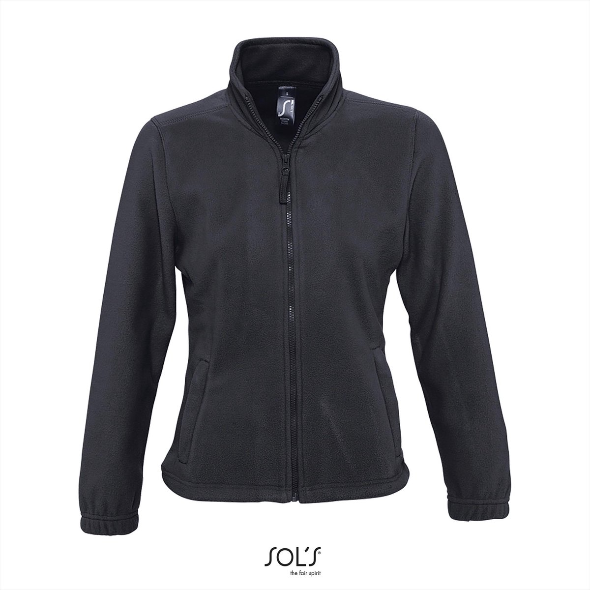 SOL’ Women´ Fleece Jacket North L745 Charcoal Solid Grijs