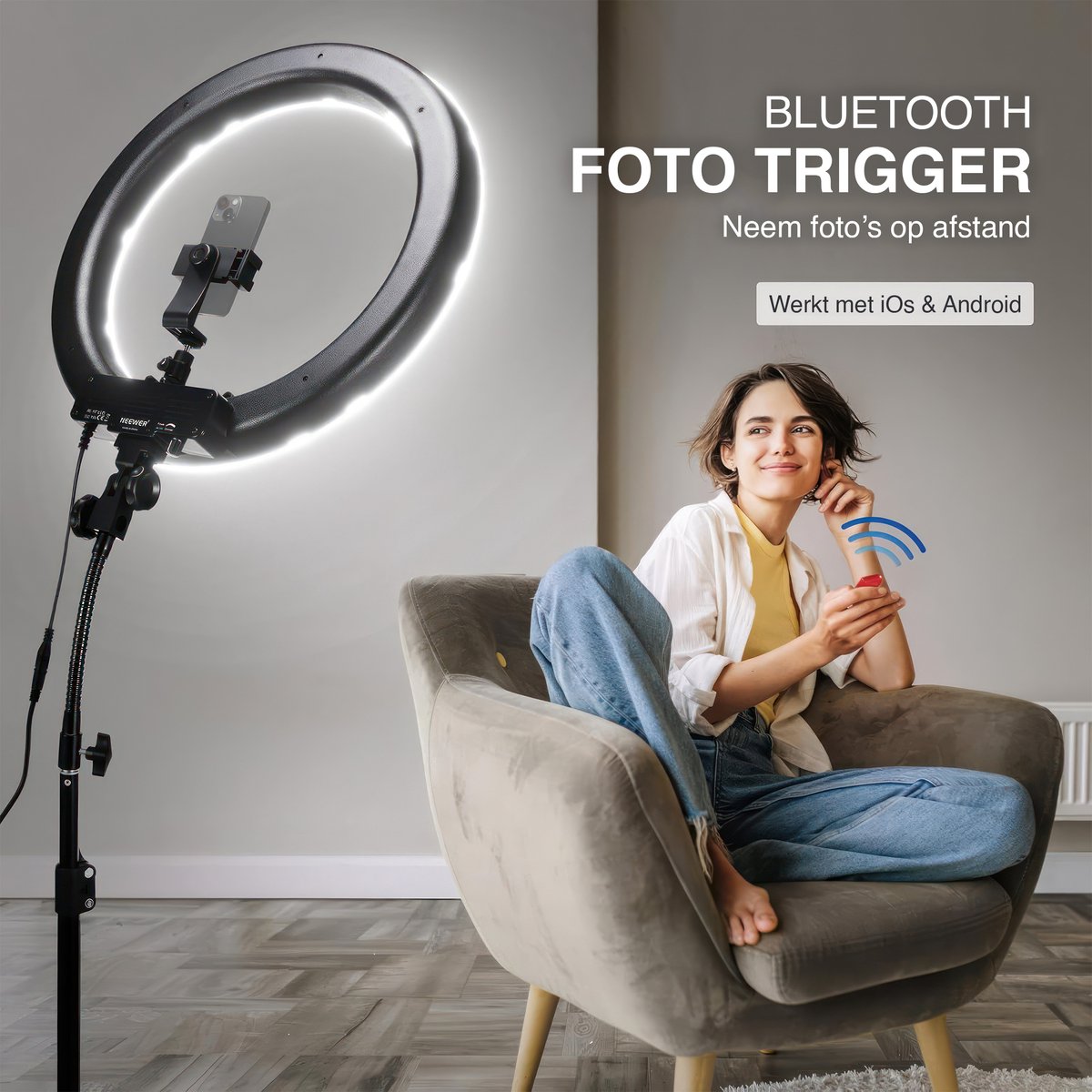 Neewer Licht statief 3 meter Pro Heavy Duty veerbelaste volledig metalen sluitringen set van 2 met draagtassen en zandzakken voor foto- en videofotografie HTC Vive enz. (zwart