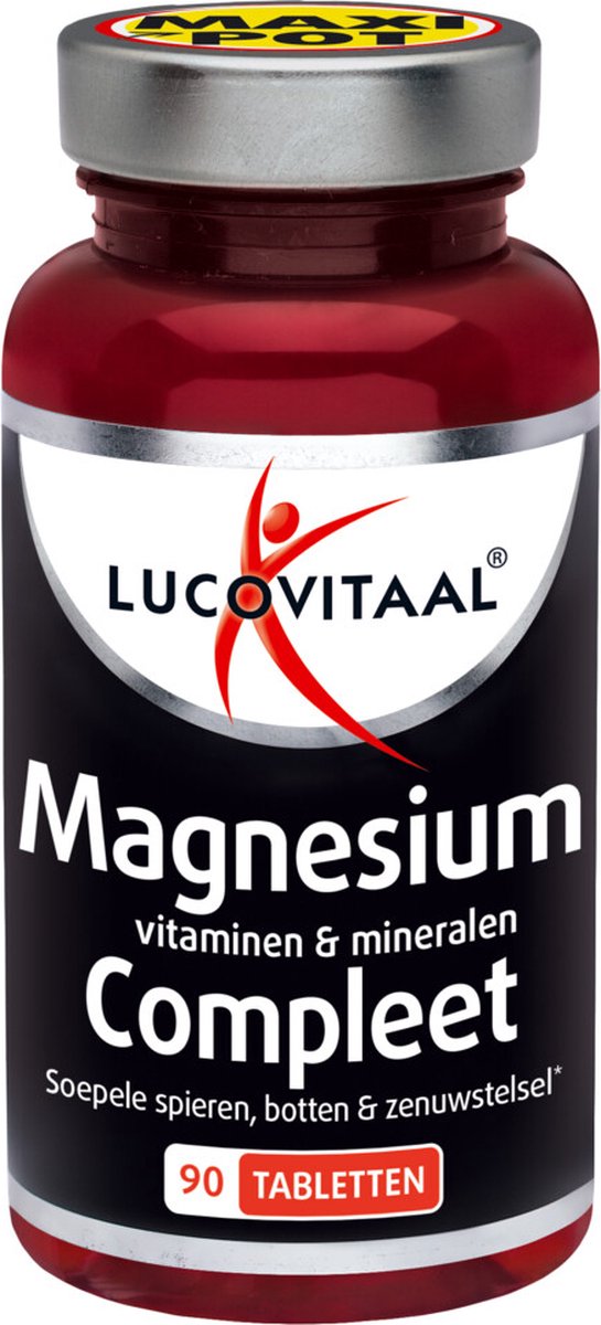 Lucovitaal Magnesium Vitaminen & Mineralen Compleet - 2 x 90 Tabletten - Voordeelverpakking