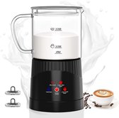 Bol.com Elektrische melkopschuimer 400 ml - Automatische melkopschuiminductie - 500 W - Warme en koude melkschuim - Latte macchi... aanbieding