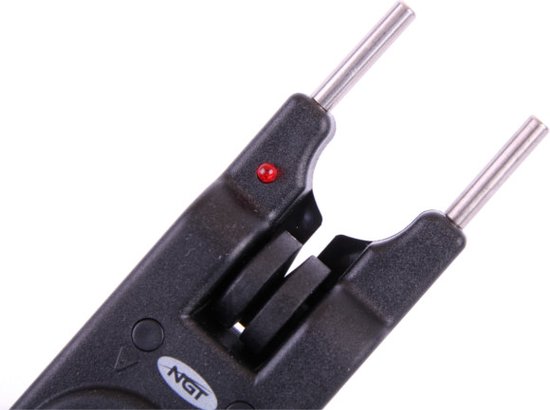 NGT Wireless Bite Alarm Set - 2 + 1 - Récepteur sans fil - Comprend des oreilles accrochées - Hauteur et volume réglables - Étanche - Zwart