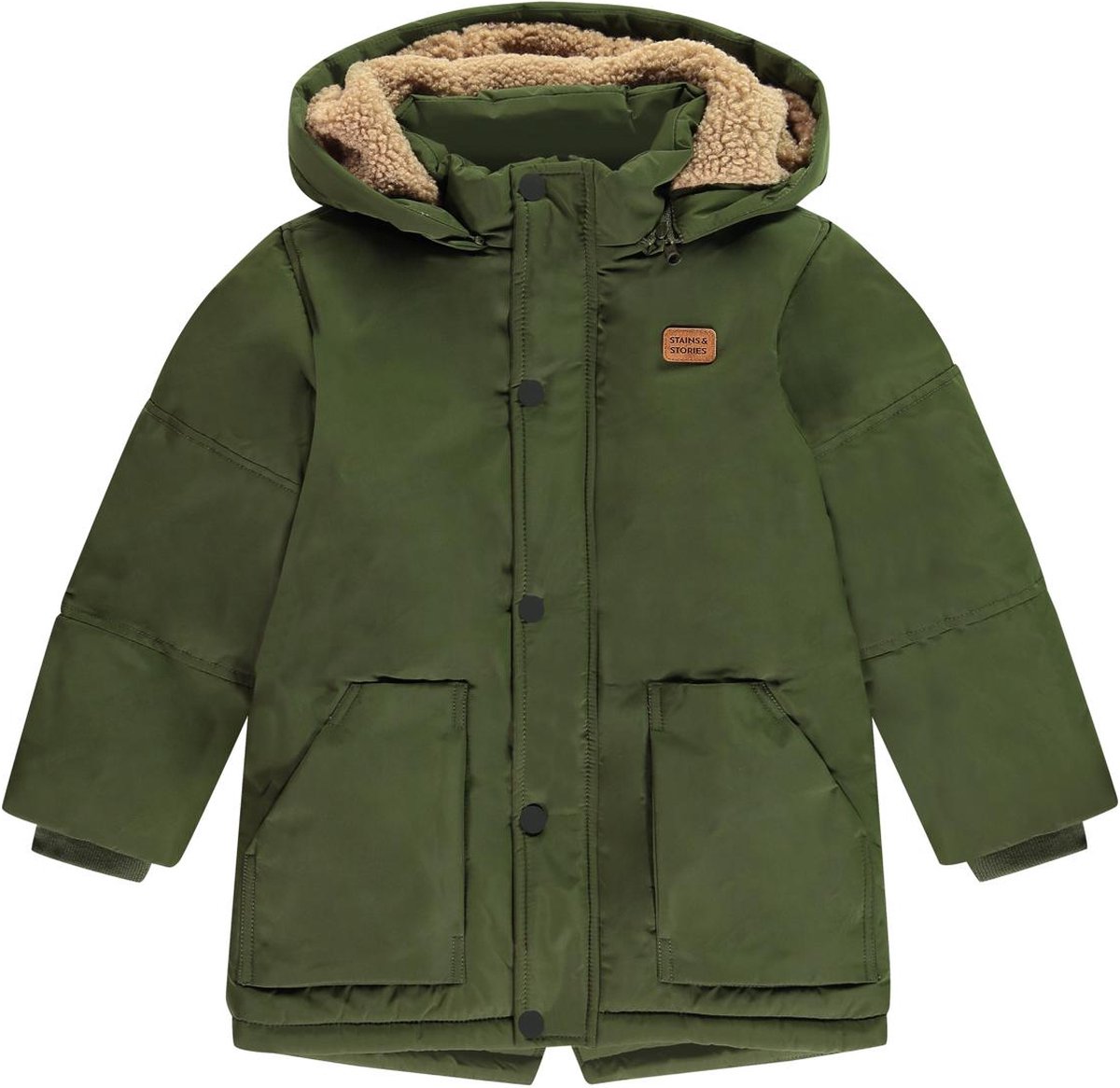 Stains & Stories boys winterparka Jongens Jas - Maat 92