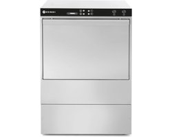 HENDI Vaatwasser – elektronische bediening – met reinigingspomp – 400V/6600W – 576x645x837 mm
