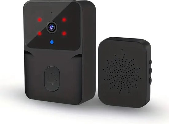 Bovista Videodeurbel met Camera en Wifi - Draadloos - Zwart - Bovista - €69,95