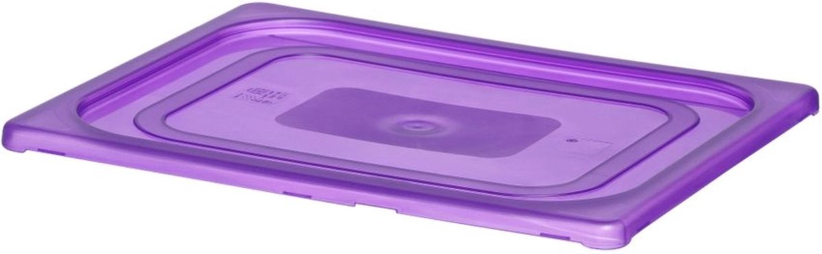 HENDI Deksel voor GN-containers – allergenenmarkering – paars – 325x265 mm