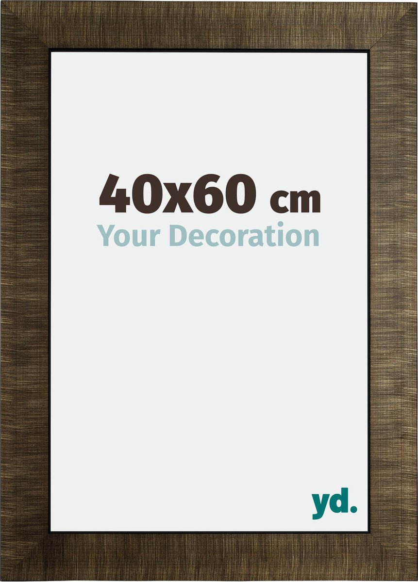 Your Decoration - Fotolijst 40x60 cm - Hout - Champagne Geborsteld - Leeds