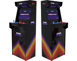 ICONIC Arcade - Arcade spelautomaat - 21 inch Full HD IPS-scherm - Wi-Fi en Bluetooth - Klassieke arcadebeleving