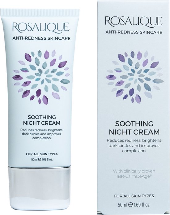 Rosalique nachtcrème anti-redness skincare kalmerende nachtcreme