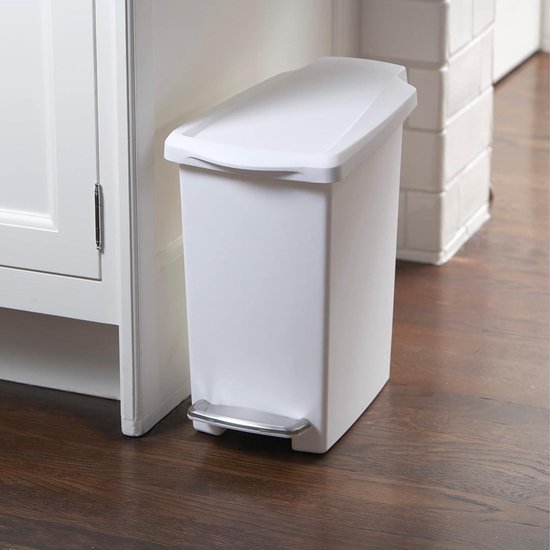 Keuken Vuilnisbak 10L Prullenbak zonder deksel Huishouden Woonkamer Slaapkamer Eenvoudige prullenbak Badkamer Keuken Toiletpapiermand Kantoorprullenbak Kantoorprullenbak (Color : C