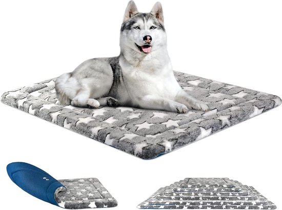 Sunheir Cama ortopédica para perros medianos y grandes, cama grande para perros con funda