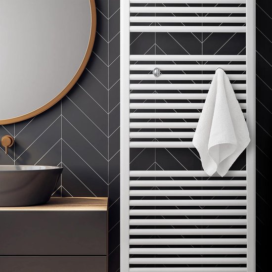 Handdoek Rek Radiator Handdoekrek Radiator Handdoekstang Bevestigd op Radiator Chrome-Handy ...