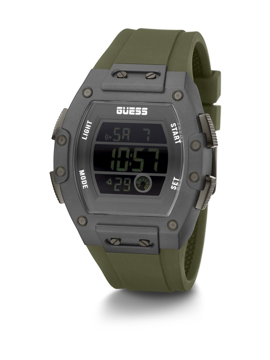 Guess Phoenix Digital Watch Case: 100% Polycarbonate | Armband: 100% Silicone 43 GW0340G3