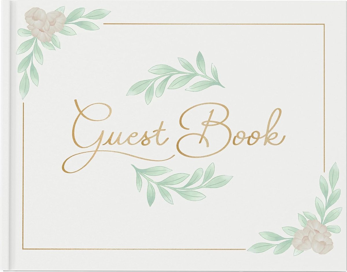 Gastenboek voor Bruiloft - Elegante Herinneringen en Persoonlijke Berichten