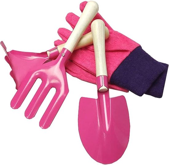 Tuingereedschap set voor kinderen - 6 delig buitenspeelgoed set van Tuingereedschap. — afbeelding 2