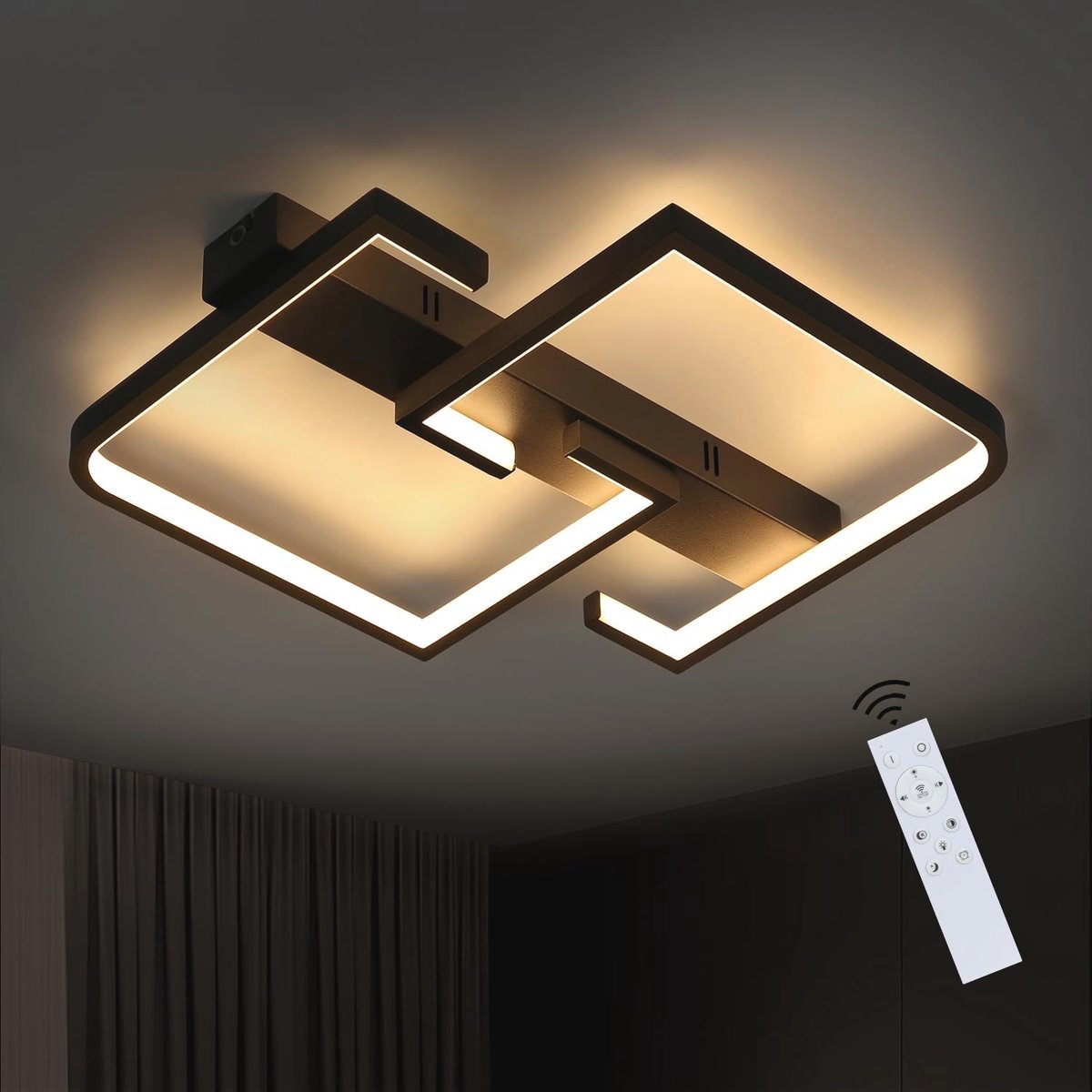 Dimbare LED Plafondlamp 35W - Modern Design voor Woonkamer, Slaapkamer, Eetkamer en Kantoor