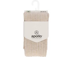 Apollo - Maillot - Beige - Melange - Rib - Patroon - Maat 116/122