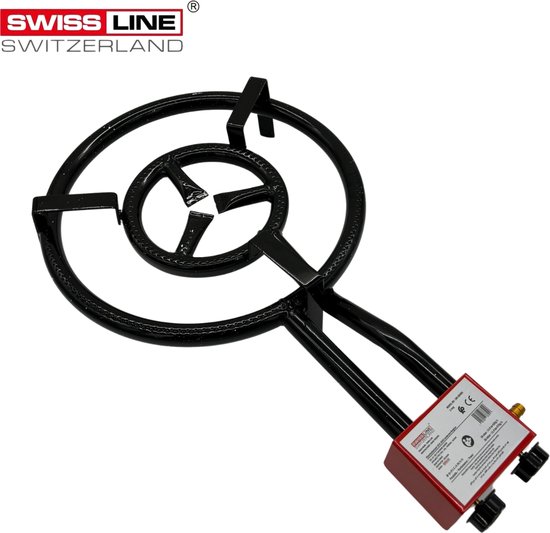 Garcima Two-Ring Burner for Paella Pans - 20 in - Tienda Delicias de España Garcima Two-Ring Burner for Paella Pans - 20 in - Tienda Delicias de España