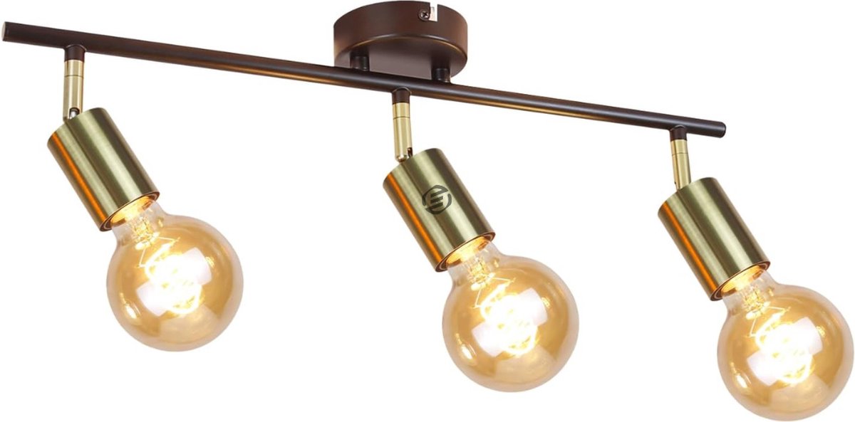Equivera Plafonaire Lamp - Lamp - Plafond Lamp - Plafonnaire Lamp - Plafondlamp Zwart