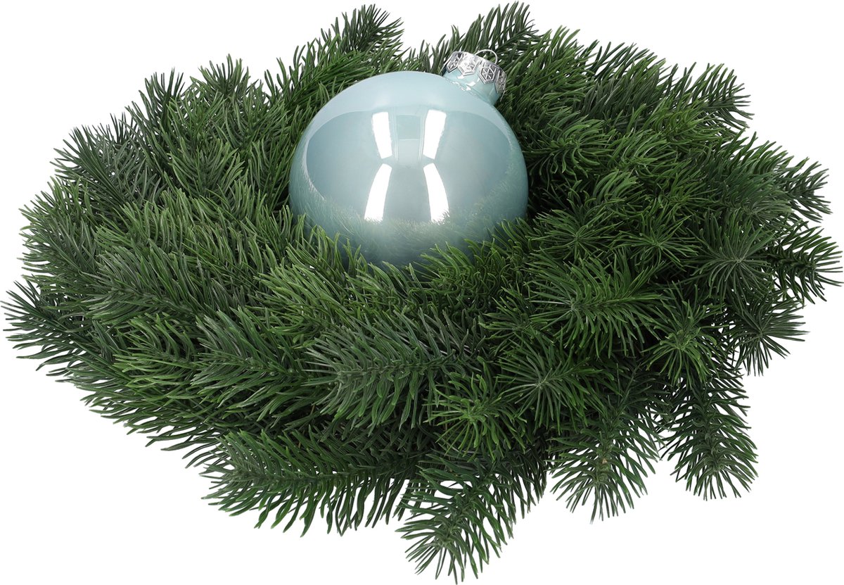 Glazen kerstballen - Set van 4 stuks/100mm - Luxe kerst decoratie - Sfeervolle kerstversiering voor in de kerstboom - Glas - Oyster Grey - Lichtgrijs – foto 8