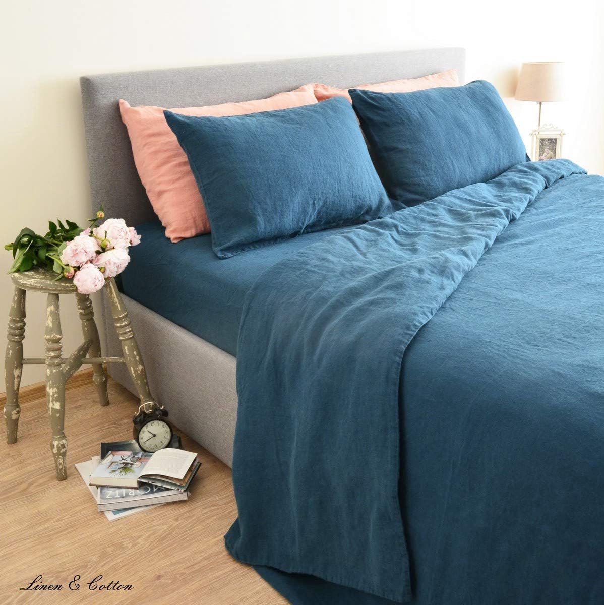 Goodivery ® Luxe en Comfortabele Dekbedovertrekset van Zuiver Linnen voor een Natuurlijk Slaapcomfort