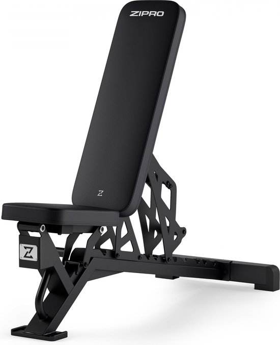 Fitnessbank Zipro Pumpiron verstelbare, trainingsbank inklapbare