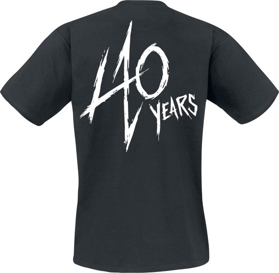 Metallica 40th Anniversary Songs Logo Heren T-shirt - zwart - L