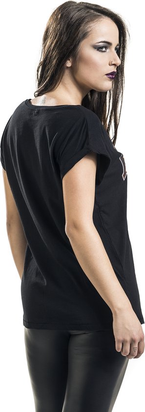 Urban Classics Tshirt Femme AC / DC -L- Tension AC / DC Noir
