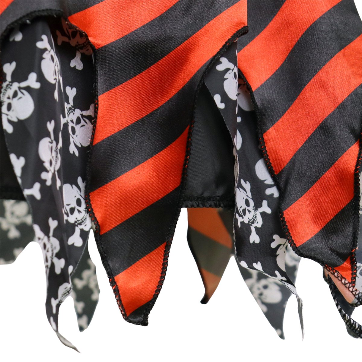 Joya Kids® Piraten Verkleedjurk met Accessoires Set | Meisje Piraat Verkleedset Halloween | Horror Films Kostuum | Verkleedjurkje Meisje | Halloween Jurkje met Accessoiresset | Verkleedkleding | — afbeelding 3