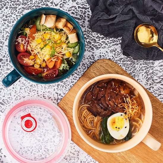 Bol Soupe Avec Couvercle Tasse à Soupe Pour Micro-ondes Avec