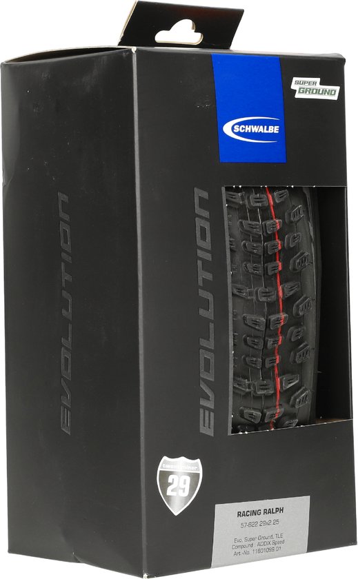 Vouwband Schwalbe Racing Ralph Super Ground 29 x 2.25 / 57-622 mm - zwart van Merkloos — afbeelding 4