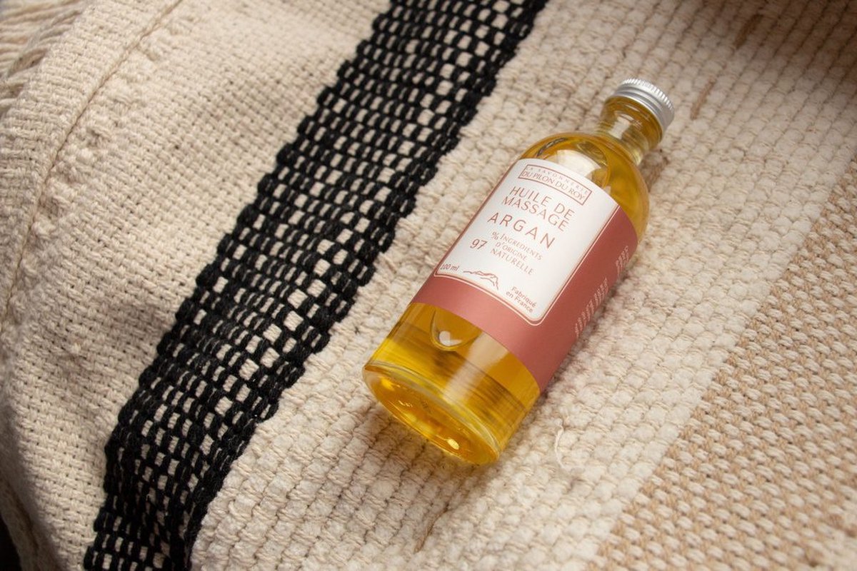 Goedkoopste Biologische Massageolie met puur en eerlijke Arganolie - amber en sinasappel geur 100ml