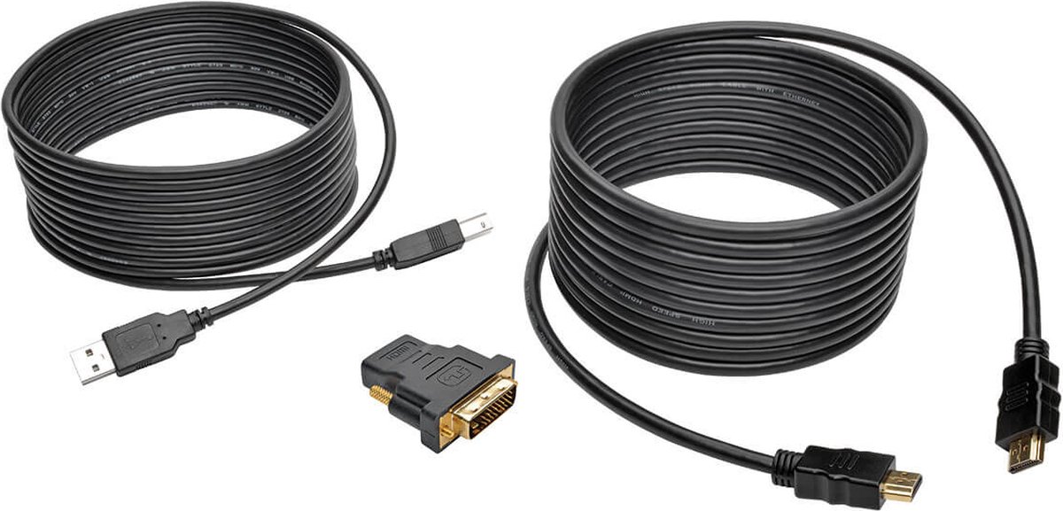 Tripp Lite P782-015-DH toetsenbord-video-muis (kvm) kabel 4,6 m Zwart