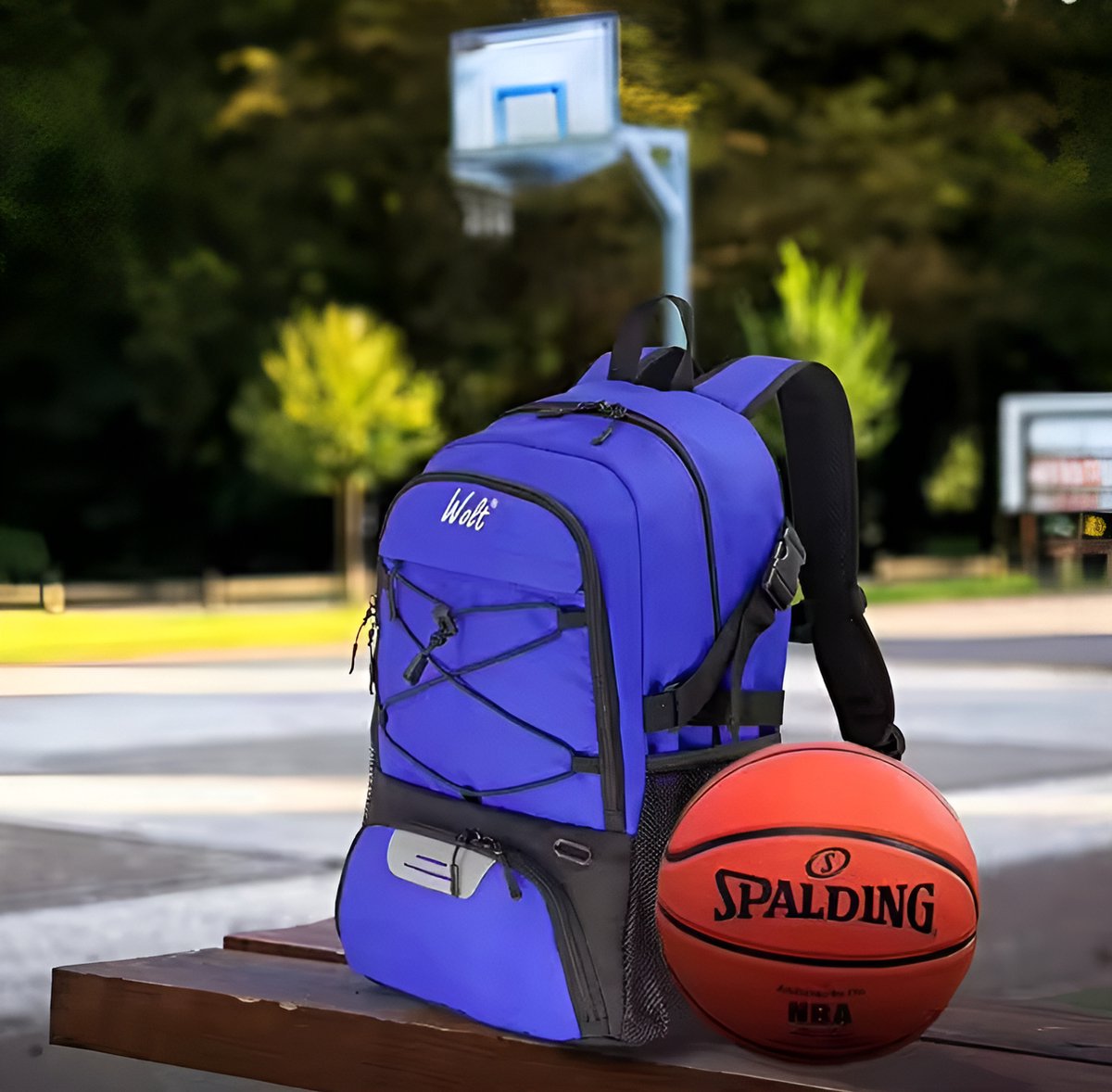FANDARE Basketbalrugzak, grote sporttas met aparte balhouder voor heren en dames, schooltas voor basketbal, voetbal, volleybal, zwemmen, sportschool, reizen, studenten, buitensportuitrusting FANDARE Basketbalrugzak, grote sporttas met aparte balhouder voor heren en dames, schooltas voor basketbal, voetbal, volleybal, zwemmen, sportschool, reizen, studenten, buitensportuitrusting