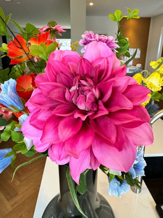 Fleurdirect Bouquet Artificiel Amour Electric - Polyester - Multi - 53 x 90 x 0 cm (LxHxP)