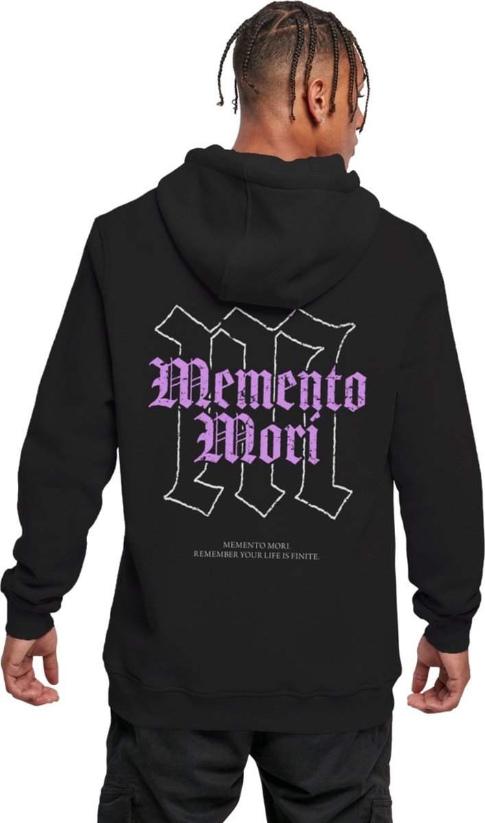 Mister Tee Memento Mori Hoodie/trui XS Zwart