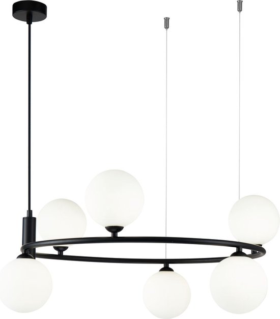 Maytoni - Lampe Suspendue Ring - Zwart - Ø58